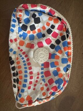 Kipling Multicolor Stripe Zip Pouch